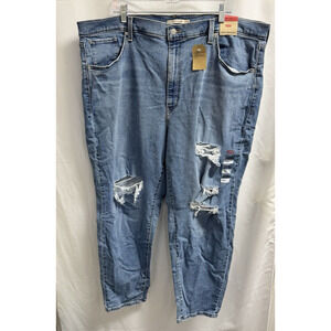 Levi's Jeans High Waisted Mom Jean Distressed Women's Size 24W